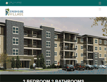 Tablet Screenshot of creeksidevillagecondos.ca